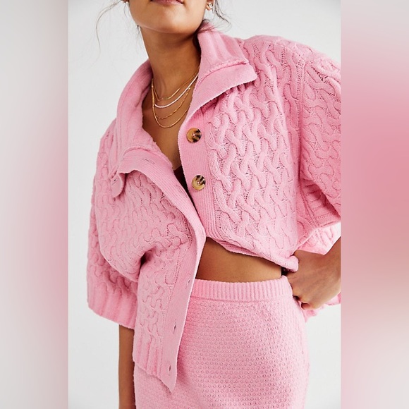 𝓯𝓹 Free People ✨ Host Pick ✨~ 2pcs Set ( Sweater & Skirt ) Mae Sweater Set - Picture 16 of 16